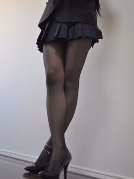 極限レベル☆黒スト脚線美COS_257
