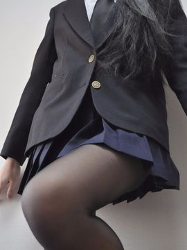 極限レベル☆黒スト脚線美COS_420