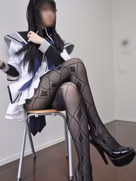 黒ストフェチ☆ほむほむCOS_016