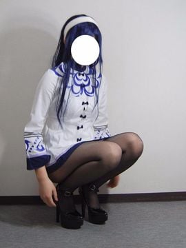 桃○☆黒ストふぇちCOS_002