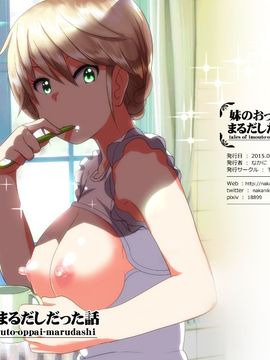 [すぺ (なかに)] 妹のおっぱいがまるだしだった話 1 (オリジナル)_002