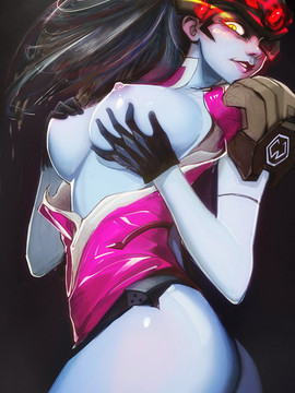 overwatch 鬥陣特攻_--widowmaker-overwatch-drawn-by-zzoggomini--db6659357a3b174a7f4754f1083fb7db