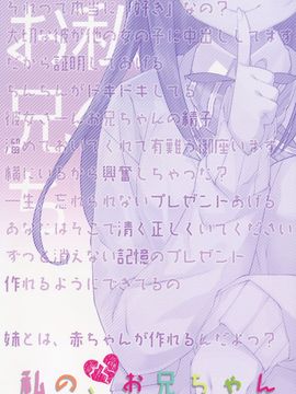 (COMIC1☆10) [TIES (Takei Ooki)] Watashi no, Onii-chan 3 [English] [N04H]_32
