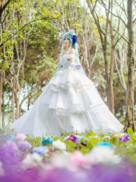 《刀剑神域》 亚丝娜ALO精灵婚纱 C O S P L A Y_0007