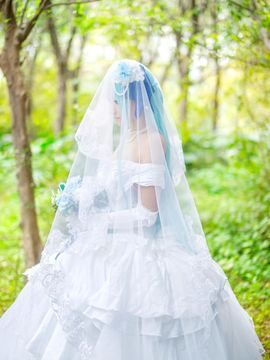 《刀剑神域》 亚丝娜ALO精灵婚纱 C O S P L A Y_0011