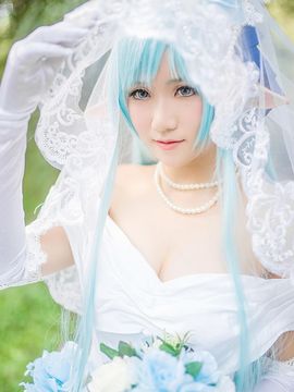《刀剑神域》 亚丝娜ALO精灵婚纱 C O S P L A Y_0013