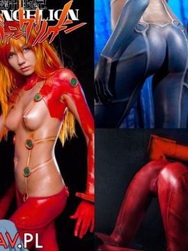 Evangelion - Rei and Asuka bodypaint cosplay