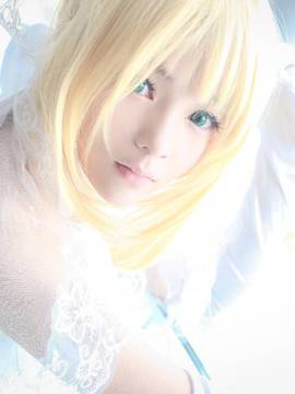 《FateZero》 海边花嫁SABER花嫁版C O S_#Fate#Saber (6)