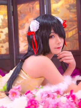 《date a live》時崎狂三除夕快乐 C O S P L A Y_【狂三旗袍】多多关照！论临时搭棚凑景的重要性！ (1)