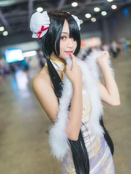 《date a live》時崎狂三除夕快乐 C O S P L A Y_【狂三旗袍】多多关照！论临时搭棚凑景的重要性！ (3)