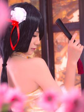 《date a live》時崎狂三除夕快乐 C O S P L A Y_【狂三旗袍】多多关照！论临时搭棚凑景的重要性！ (14)