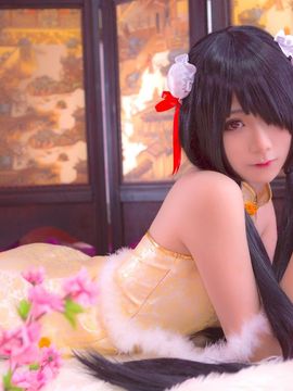 《date a live》時崎狂三除夕快乐 C O S P L A Y_【狂三旗袍】多多关照！论临时搭棚凑景的重要性！ (15)