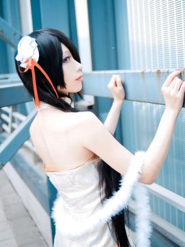 《date a live》時崎狂三除夕快乐 C O S P L A Y_狂三白旗袍 (4)