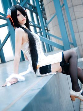 《date a live》時崎狂三除夕快乐 C O S P L A Y_狂三白旗袍 (7)