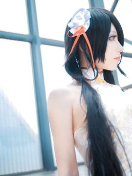 《date a live》時崎狂三除夕快乐 C O S P L A Y_狂三白旗袍 (8)