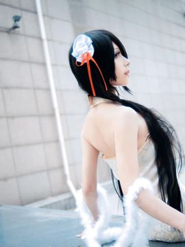 《date a live》時崎狂三除夕快乐 C O S P L A Y_狂三白旗袍 (10)