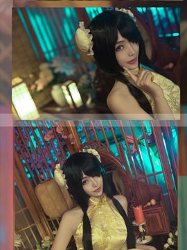 《date a live》時崎狂三除夕快乐 C O S P L A Y_时崎狂三 —— 旗袍 ver. (1)