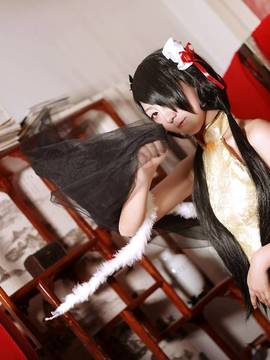 《date a live》時崎狂三除夕快乐 C O S P L A Y_时崎狂三 旗袍 (5)