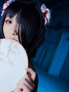 《date a live》時崎狂三除夕快乐 C O S P L A Y_时崎狂三白旗袍 (6)