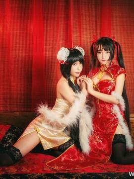 《date a live》時崎狂三除夕快乐 C O S P L A Y_当是新年贺图白 (4)