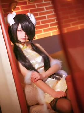 《date a live》時崎狂三除夕快乐 C O S P L A Y_时崎狂三同人旗袍 (2)