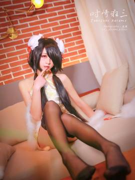 《date a live》時崎狂三除夕快乐 C O S P L A Y_时崎狂三同人旗袍 (3)