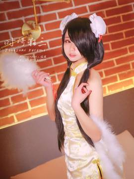 《date a live》時崎狂三除夕快乐 C O S P L A Y_时崎狂三同人旗袍 (7)
