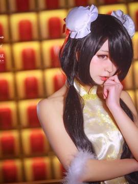 《date a live》時崎狂三除夕快乐 C O S P L A Y_时崎狂三同人旗袍 (14)