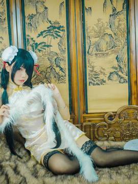 《date a live》時崎狂三除夕快乐 C O S P L A Y_狂三旗袍 (6)