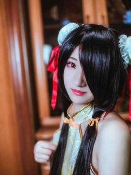 《date a live》時崎狂三除夕快乐 C O S P L A Y_#时崎狂三#白旗袍 (2)