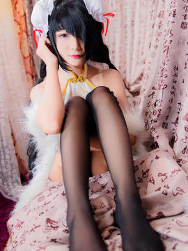 《date a live》時崎狂三除夕快乐 C O S P L A Y_时崎狂三同人白旗袍 (4)