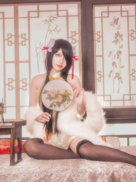 《date a live》時崎狂三除夕快乐 C O S P L A Y_【cos正片】时崎狂三旗袍 (5)