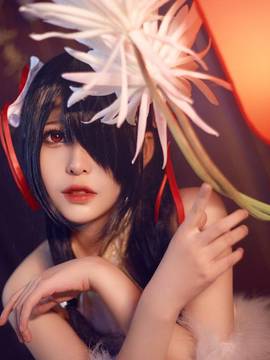 《date a live》時崎狂三除夕快乐 C O S P L A Y_狂三 同人旗袍 (21)