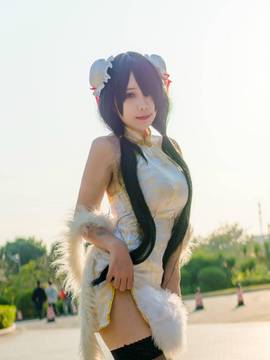 《date a live》時崎狂三除夕快乐 C O S P L A Y_狂三 同人旗袍 (2)