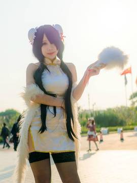 《date a live》時崎狂三除夕快乐 C O S P L A Y_狂三 同人旗袍 (3)