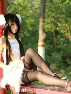 《date a live》時崎狂三除夕快乐 C O S P L A Y_时崎狂三 同人白旗袍 (1)