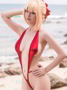 Saber Nero swimsuit & Summer dress_Saber (12)