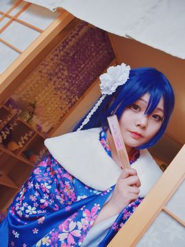 《Love Live!》田园海未未觉醒和服C O S_Love Live！园田海未 海爷正月未觉醒 (14)