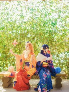 《Love Live!》田园海未未觉醒和服C O S_海祝您鸡年大吉 吧！正月和服未觉醒Ver (10)