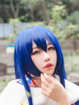 《Love Live!》田园海未未觉醒和服C O S_【海未和服未觉醒】17岁生日贺片 (3)