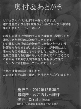 (C83) [Circle Eden (ヂイスケ)] 温泉でボインボイン姉貴達に勃起を見せつける本 (東方Project)_26
