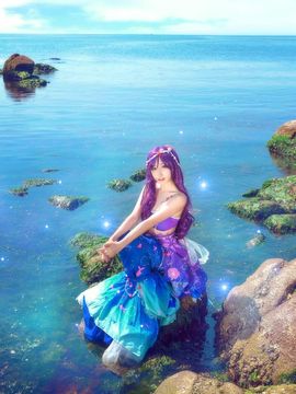 东条希魔美人鱼ver C O S P L A Y_LoveLive-人魚覺醒希 (8)