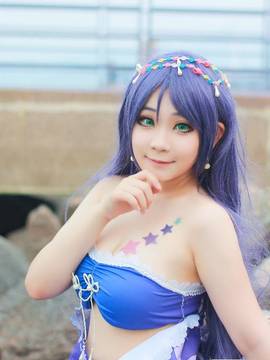 东条希魔美人鱼ver C O S P L A Y_希能量注入！东条希人鱼觉醒 (1)