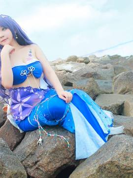 东条希魔美人鱼ver C O S P L A Y_希能量注入！东条希人鱼觉醒 (8)