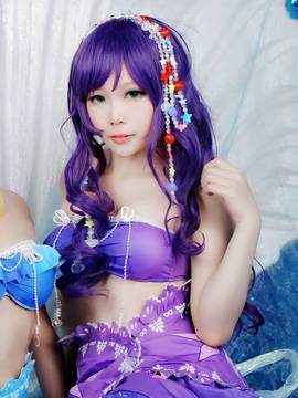 东条希魔美人鱼ver C O S P L A Y_Lovelive!人鱼觉醒希 (1)