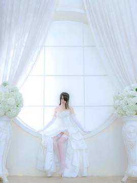 时崎狂三--婚纱 COS_约会大作战——时崎狂三——婚纱同人 (11)