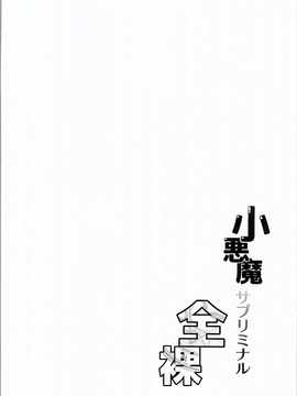 (C90) [かうすしあん (やまいそ)] 小悪魔サブリミナル全裸 (東方Project)_003