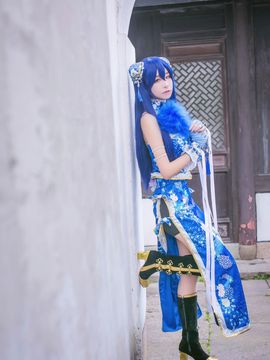 《Love Live!》园田海未觉醒旗袍 C O S P L A Y_醉花間。 (3)
