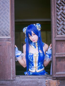 《Love Live!》园田海未觉醒旗袍 C O S P L A Y_醉花間。 (7)