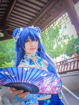 《Love Live!》园田海未觉醒旗袍 C O S P L A Y_未觉醒 (9)